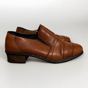 Women’s Vintage Rieker Antistress Leather Comfort Loafers Size 6.5
